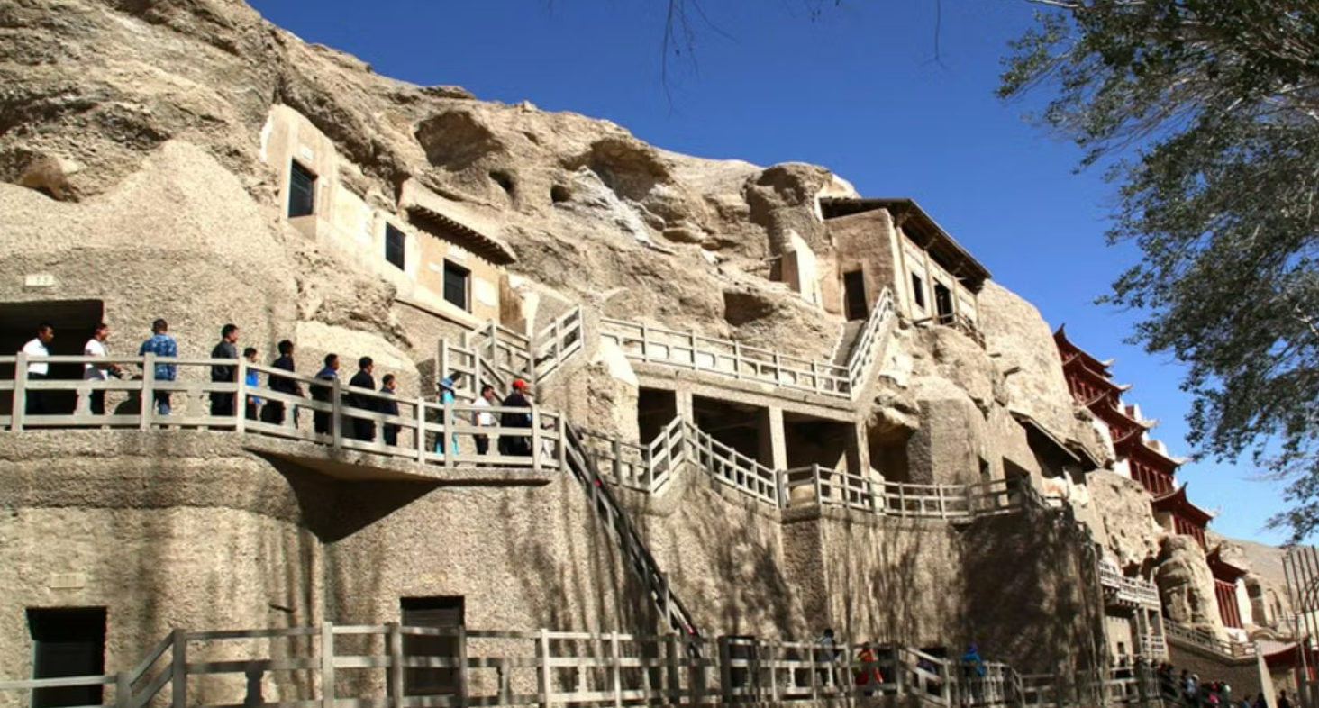 mogao caves in dunhuang